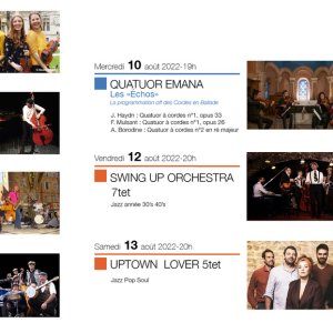 programme du festival 2022