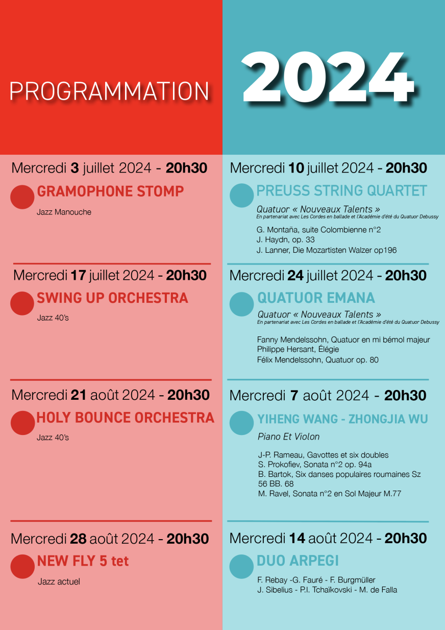 Programmation 2024 Programmation 2024